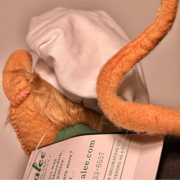 Annalee 6” Irish Chef Mouse with Chef Hat Coat and Shamrock Apron. NWT - Picture 11 of 14